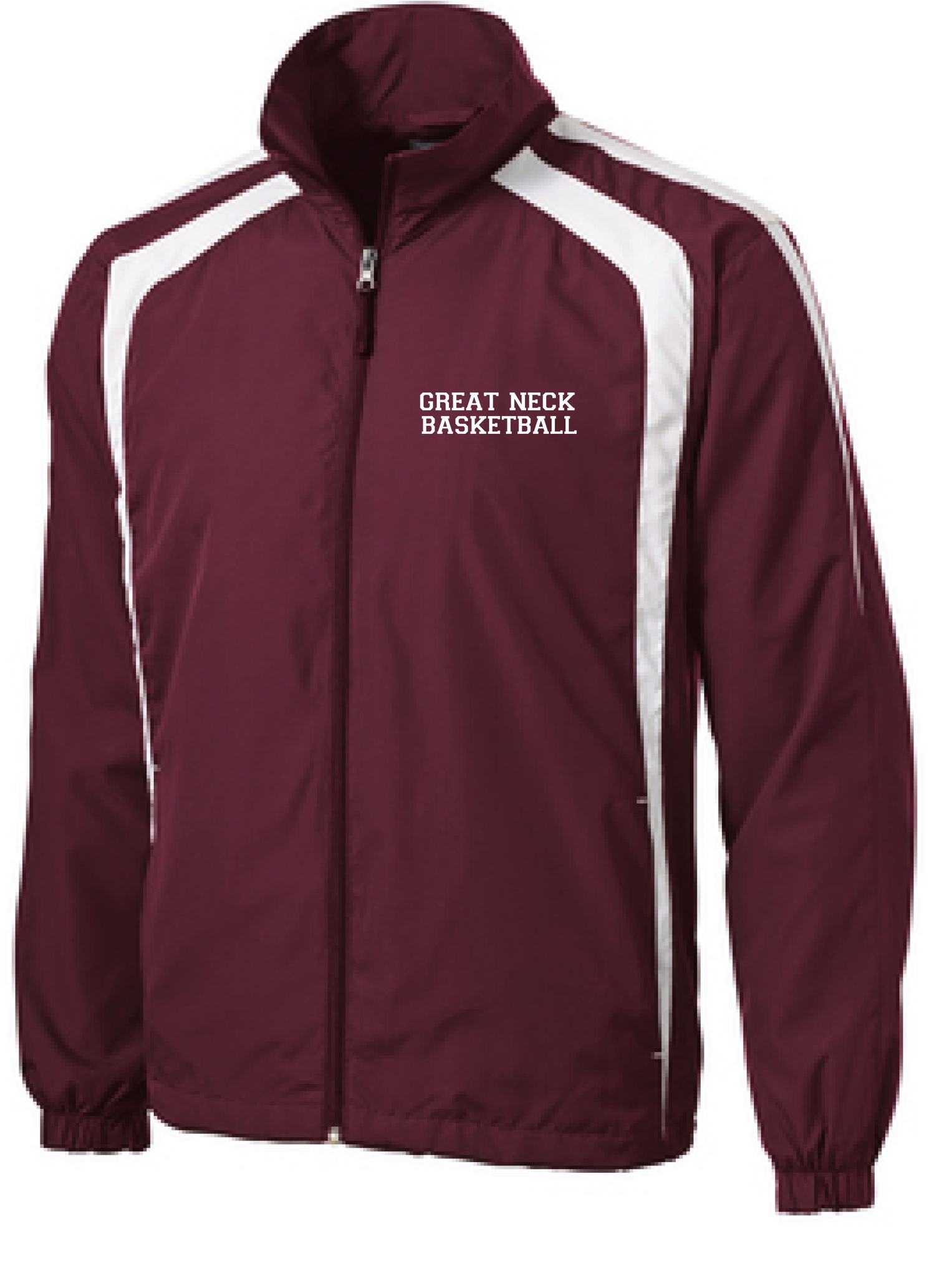 Maroon warm up best sale jacket