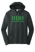 Performance Fleece Pullover Hooded Sweatshirt / Black / Heavy Hitting Hammers