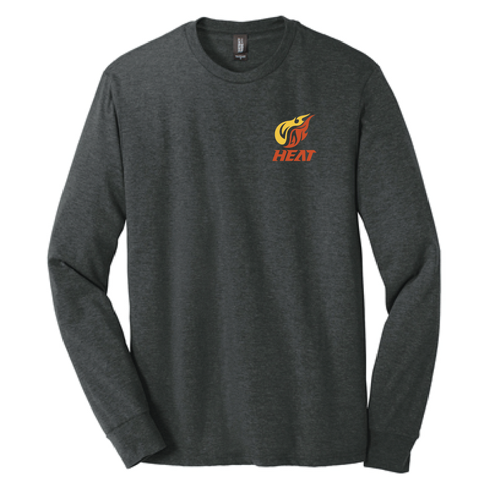 Heat LC Triblend Long Sleeve Tee/ Black / Heat Baseball
