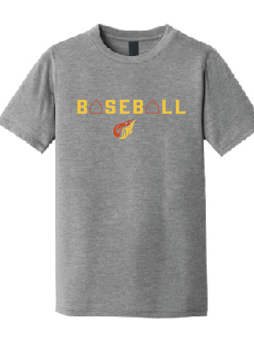 Heat Softstyle Crew T-Shirt (Youth & Adult) / Athletic Heather / Heat Baseball