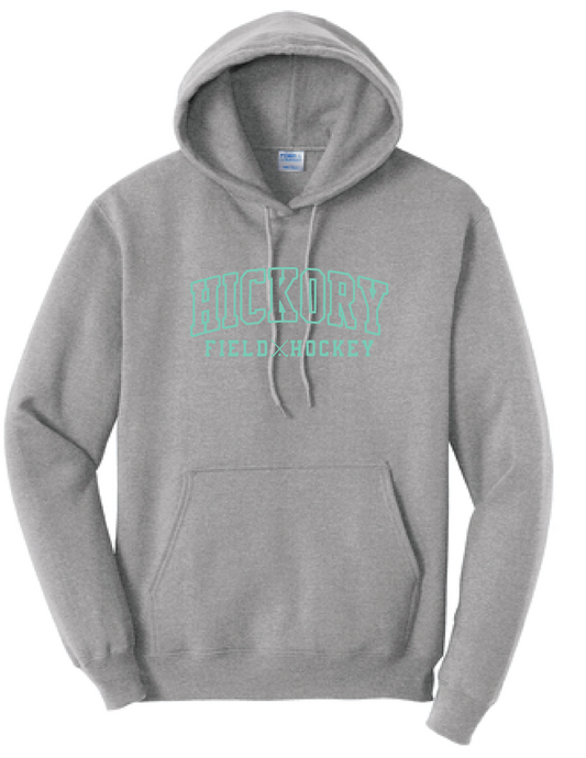 Core Fleece Hooded Sweatshirt / Athletic Grey / Hickory Field Hockey
