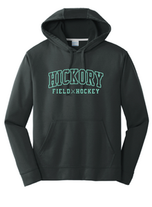 Performance Fleece Hooded Pullover / Black / Hickory Field Hockey
