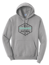 Fleece Pullover Hooded Sweatshirt / Athletic Heather  / Hickory Field Hockey