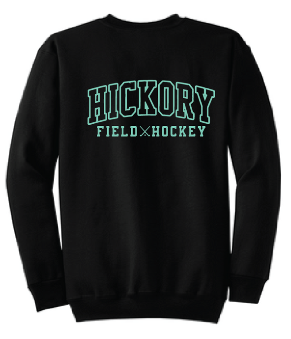 Core Fleece Crewneck Sweatshirt / Black / Hickory Field Hockey