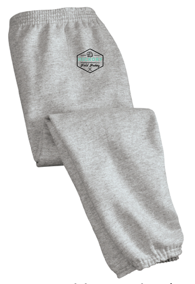 Essential Fleece Sweatpant with Pockets / Athletic Heather / Hickory Field Hockey