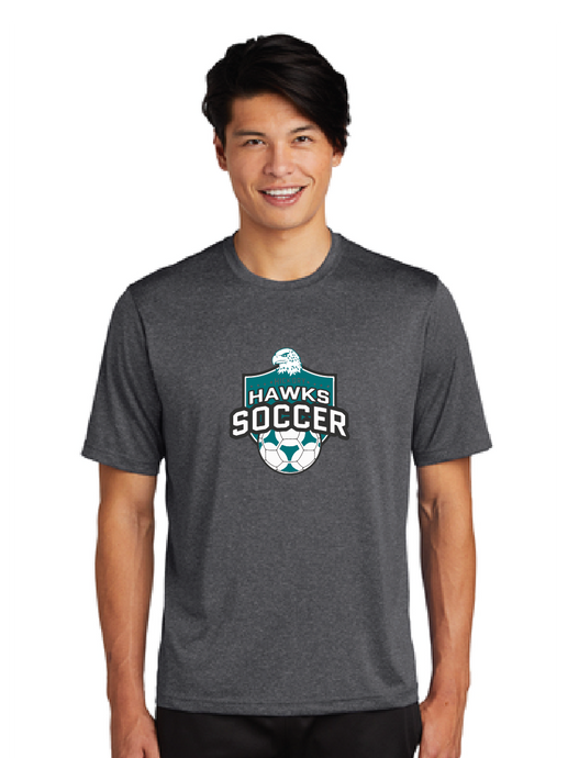 Heather Contender Tee / Graphite / Hickory High School Soccer