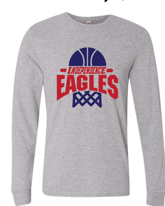 Sofspun Long Sleeve T-Shirt  / Athletic Heather / Independence Boys Basketball