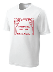Performance Tee  / White / Independence Middle One Act Play
