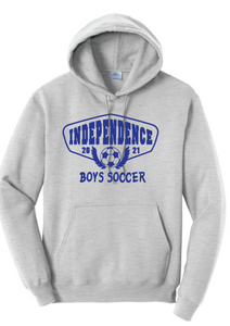 Fleece Hooded Sweatshirt / Ash / Independence Boys Soccer