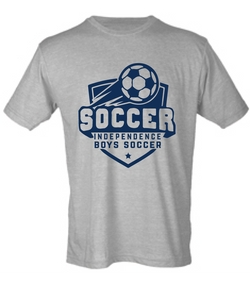 Tirblend Short Sleeve T-Shirt / Gray / Independence Boys Soccer - Fidgety