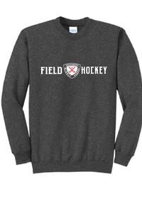 Fleece Crewneck Sweatshirt / Dark Heather Grey / Independence Middle Field Hockey