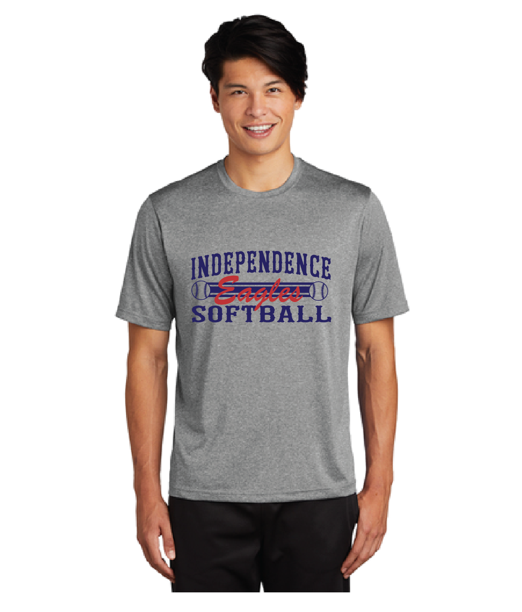 Heather Contender Tee / Vintage Heather / Independence Middle Softball