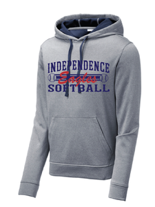Performance Hooded Sweatshirt / Heather Navy / Independence Middle Softball