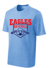 PosiCharge RacerMesh Tee / True Heather Royal / Independence Middle Baseball