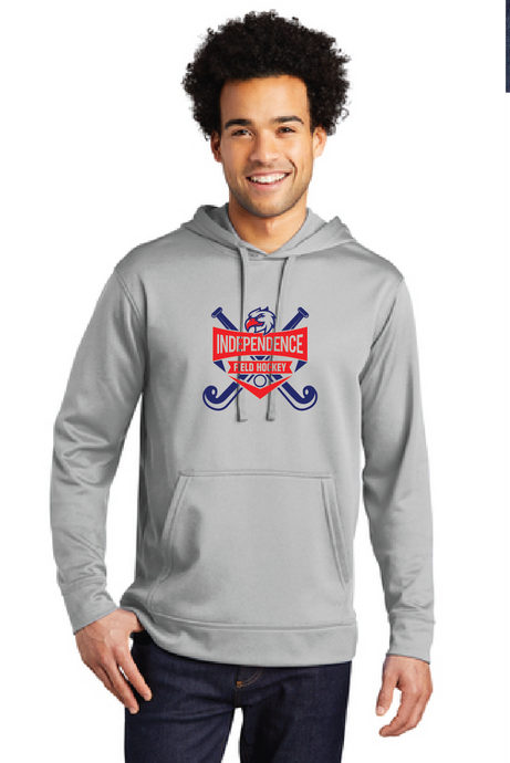 Performance Fleece Hooded Pullover / Silver / Independence Middle Field Hockey