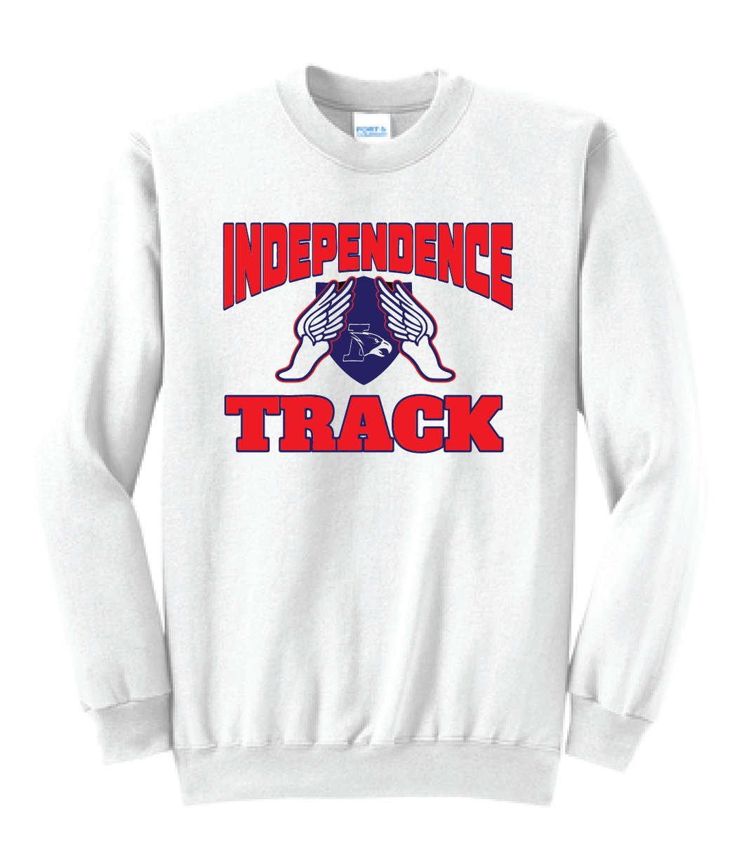 Fleece Crewneck Sweatshirt / White / Independence Middle Track
