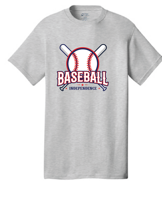 Cotton T-Shirt / Ash Gray / IMS Baseball - Fidgety