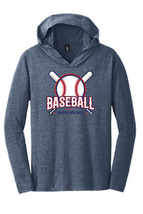 Long Sleeve T-Shirt Hoody / Navy Frost / IMS Baseball - Fidgety