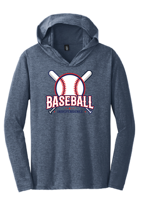 Long Sleeve T-Shirt Hoody / Navy Frost / IMS Baseball - Fidgety