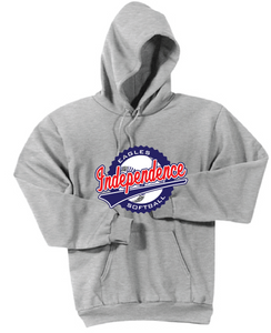 Fleece Hooded Sweatshirt / Ash Grey / IMS Softball - Fidgety
