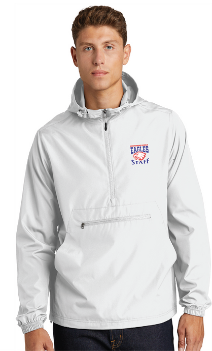 Packable Anorak / White / Independence Middle School Staff