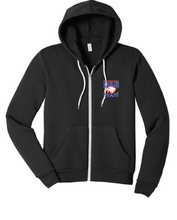 Unisex Sponge Fleece Full-Zip Hoodie / Black / Independence Middle School Staff