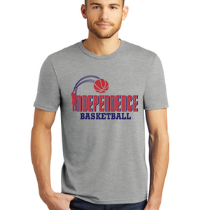 Short Sleeve T-Shirt / Ash Gray / Independence Boys Basketball