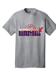 Cotton Core T-Shirt / Athletic Heather / Independence Middle Girls Basketball