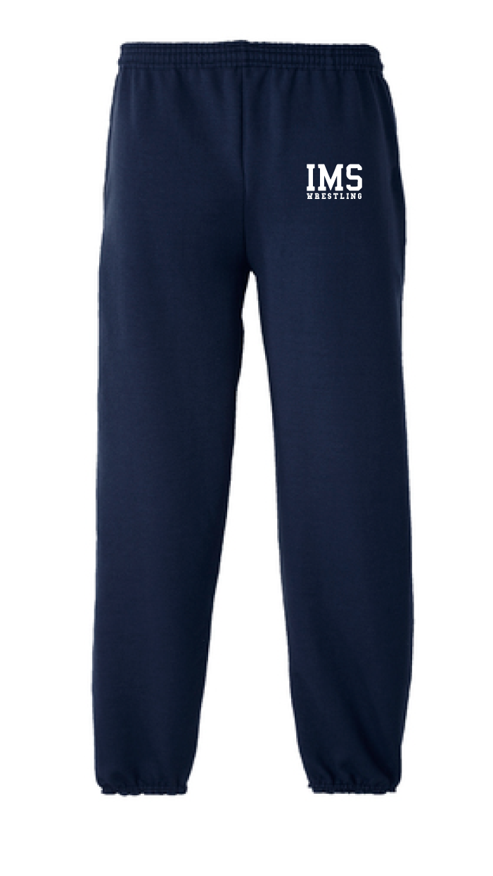 Fleece Sweatpant with Pockets / Navy / Independence Wrestling