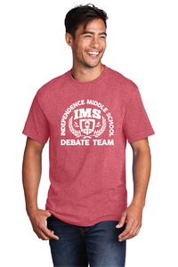 Core Cotton Tee / Heather Red / Independence Middle School Debate