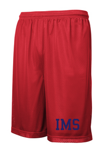 Classic Mesh Basketball Shorts (Youth & Adult) / Red / Independence Basketball