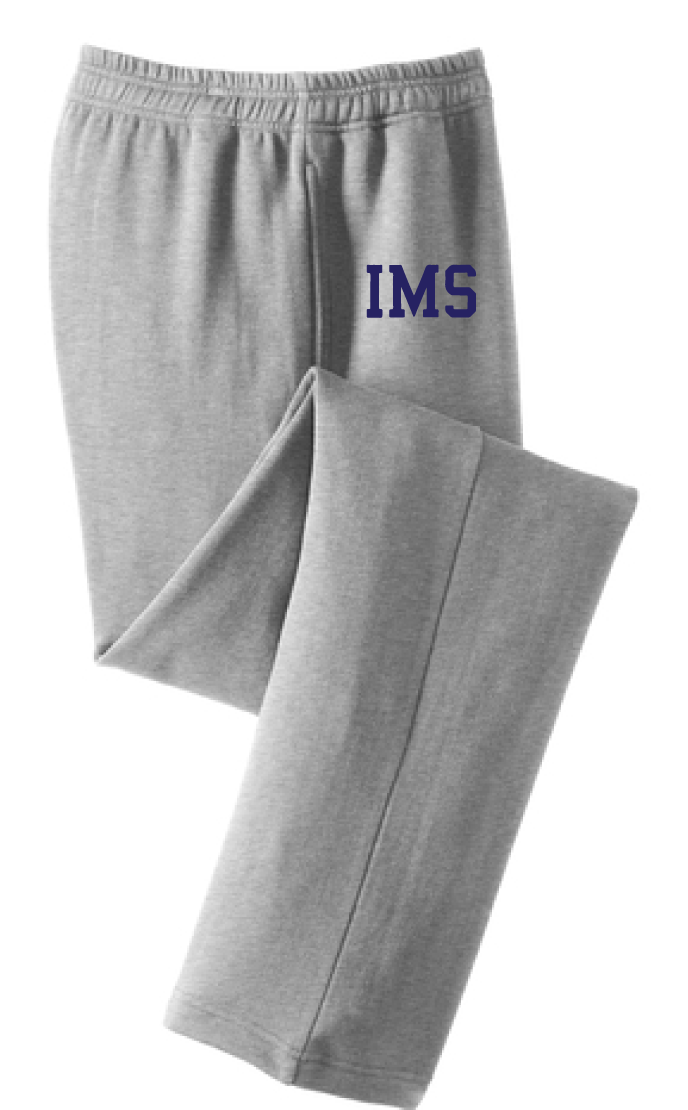 Core Fleece Sweatpants with Pockets / Ash Gray / Independence Basketball