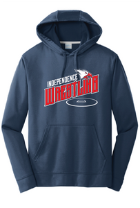Performance Fleece Hooded Sweatshirt / Navy / Independence Wrestling