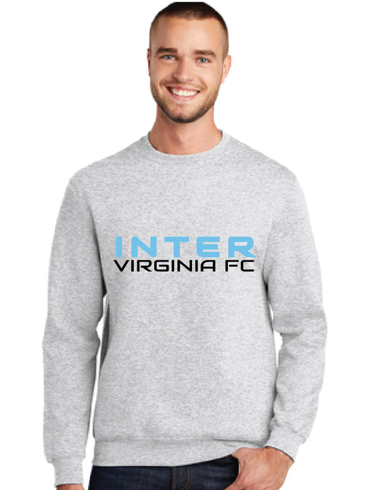 Fleece Crewneck Sweatshirt / Athletic Heather / Inter Virginia FC