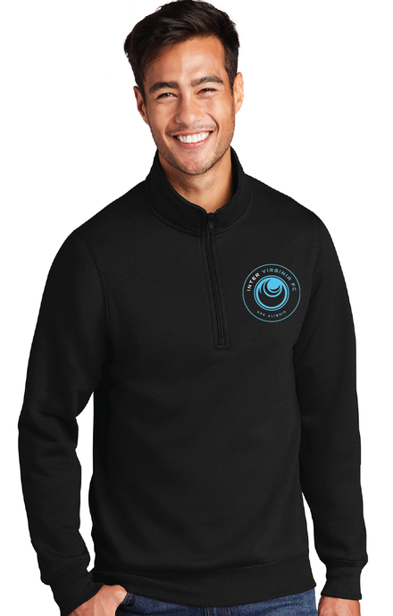 Core Fleece 1/4-Zip Pullover Sweatshirt / Black / Inter Virginia FC