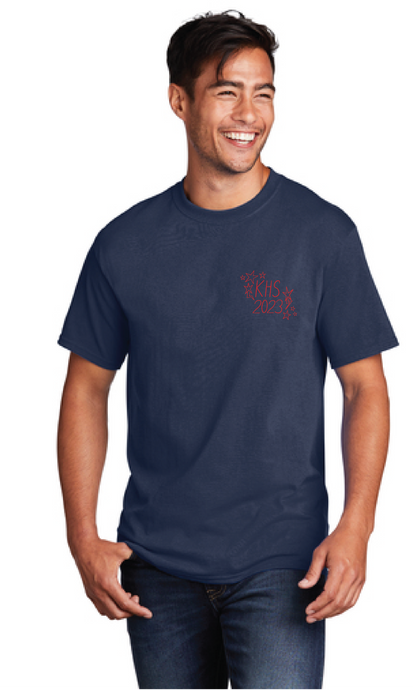 Cotton Short Sleeve T-Shirt / Navy / Kempsville High School 2023 Seniors