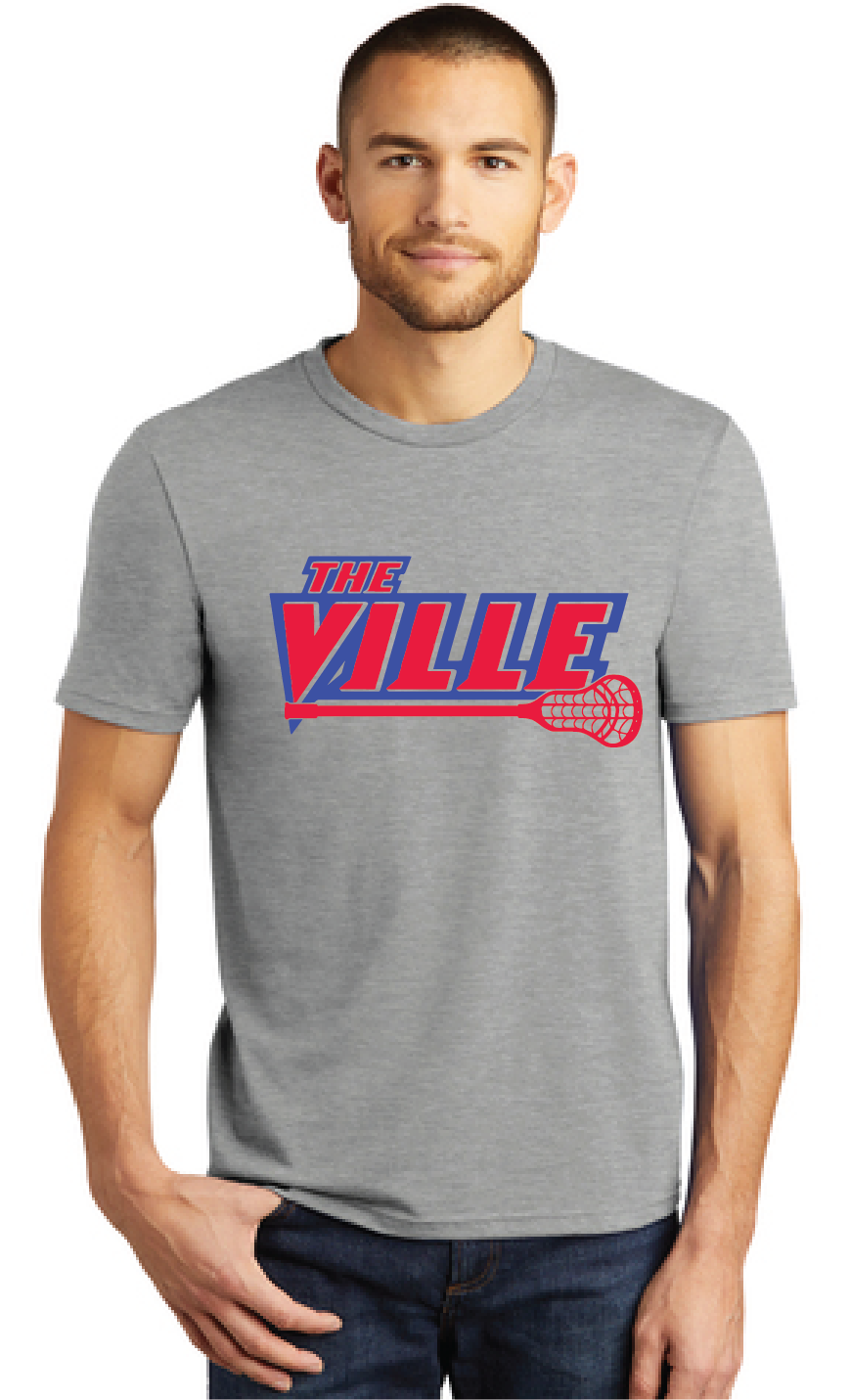 Perfect Tri Tee / Heathered Grey / Kempsville High School Lacrosse