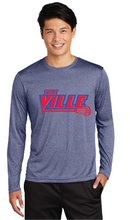 Long Sleeve Heather Contender Tee / Navy Heather / Kempsville High School Lacrosse