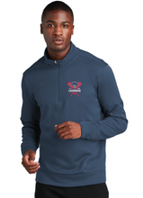 Performance Fleece 1/4-Zip Pullover Sweatshirt / Navy / Kempsville High School Lacrosse