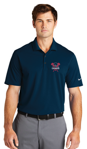 Nike Dri-FIT Micro Pique Polo / Navy / Kempsville High School Lacrosse