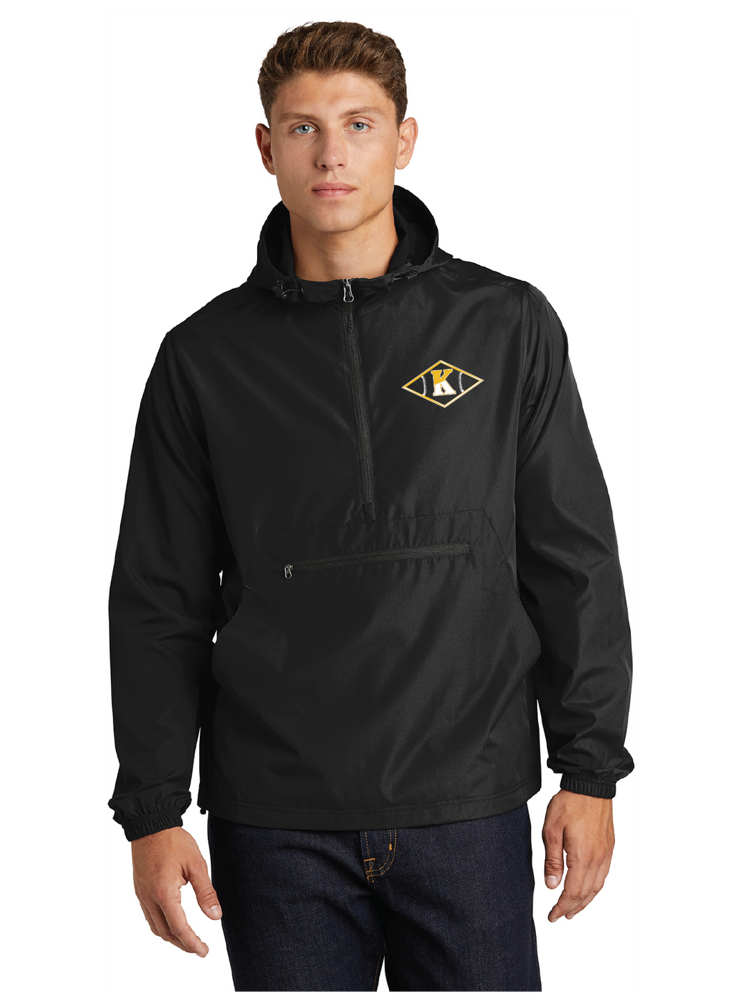 Packable Anorak / Black / Kellam High School Baseball