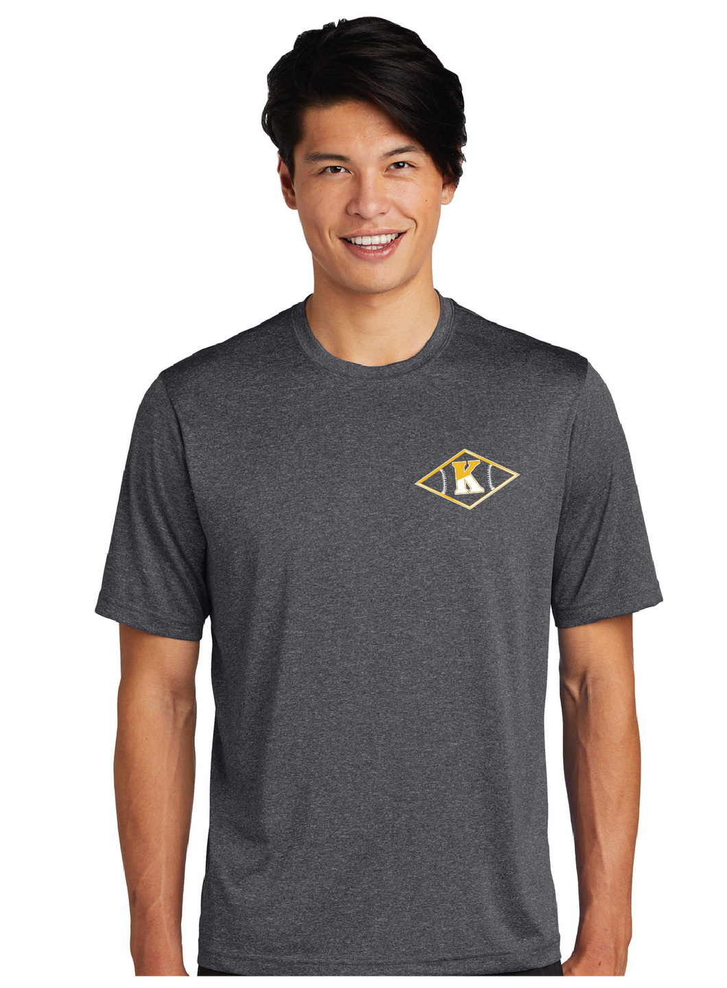 Heather Contender Tee / Graphite Heather / Kellam High School Baseball