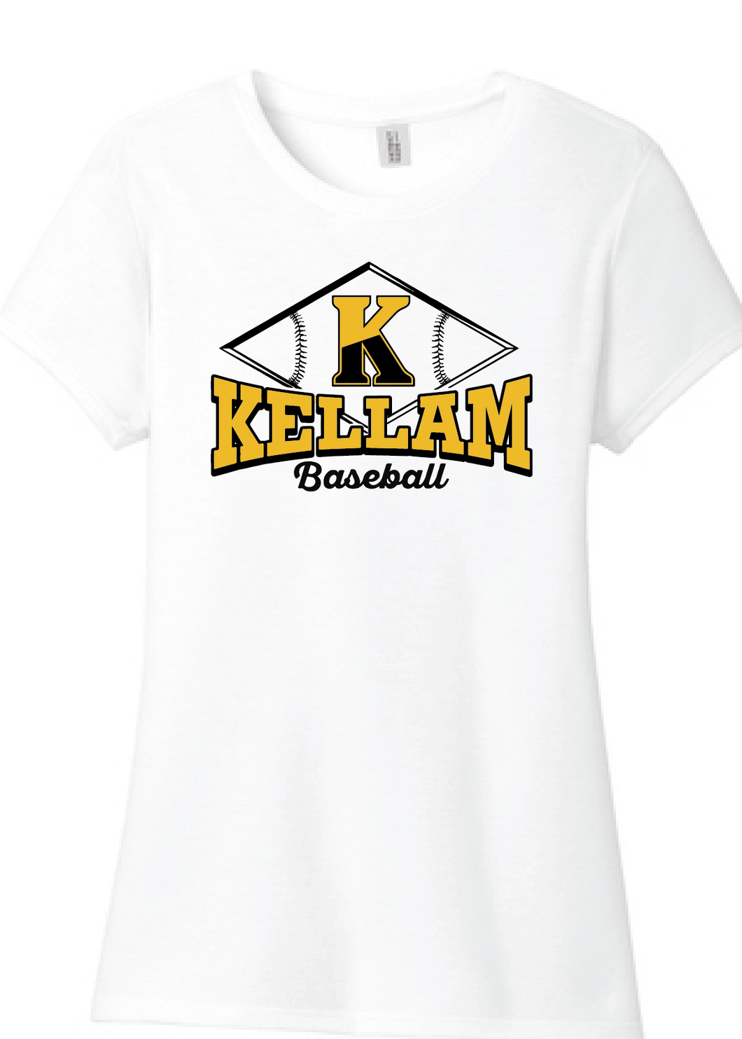 Women’s Perfect Tri Tee / White / Kellam High School Baseball