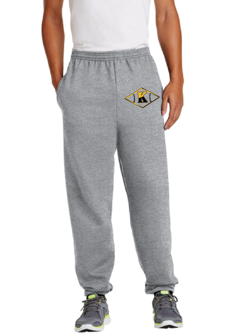 Essential Fleece Sweatpant with Pockets / Athletic Heather / Kellam High School Baseball