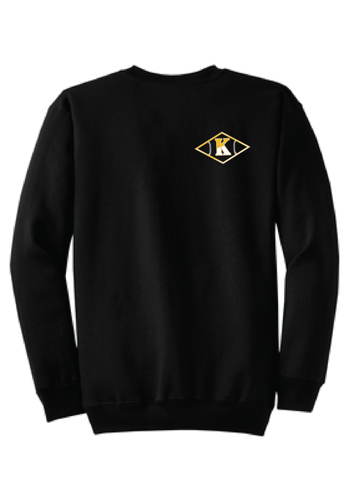 Core Fleece Crewneck Sweatshirt / Black / Kellam High School Baseball