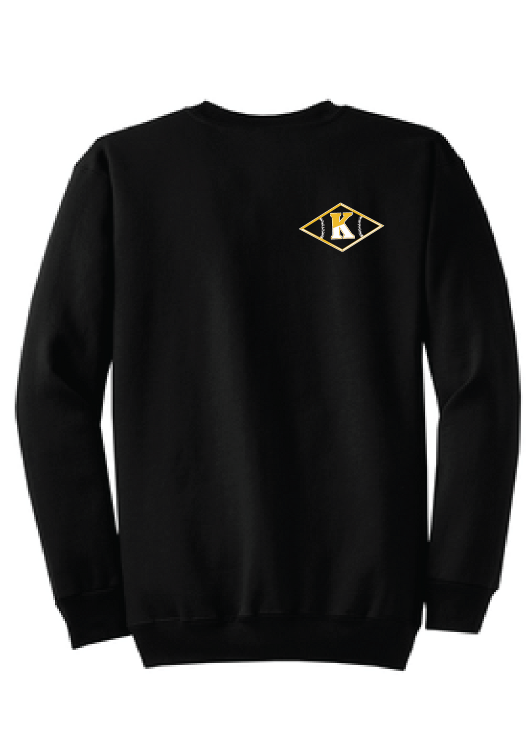 Core Fleece Crewneck Sweatshirt / Black / Kellam High School Baseball