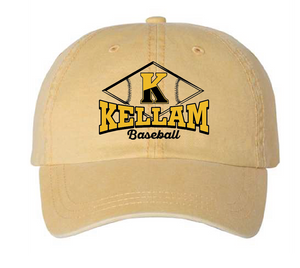 Pigment-Dyed Cap / Mustard / Kellam High School Baseball