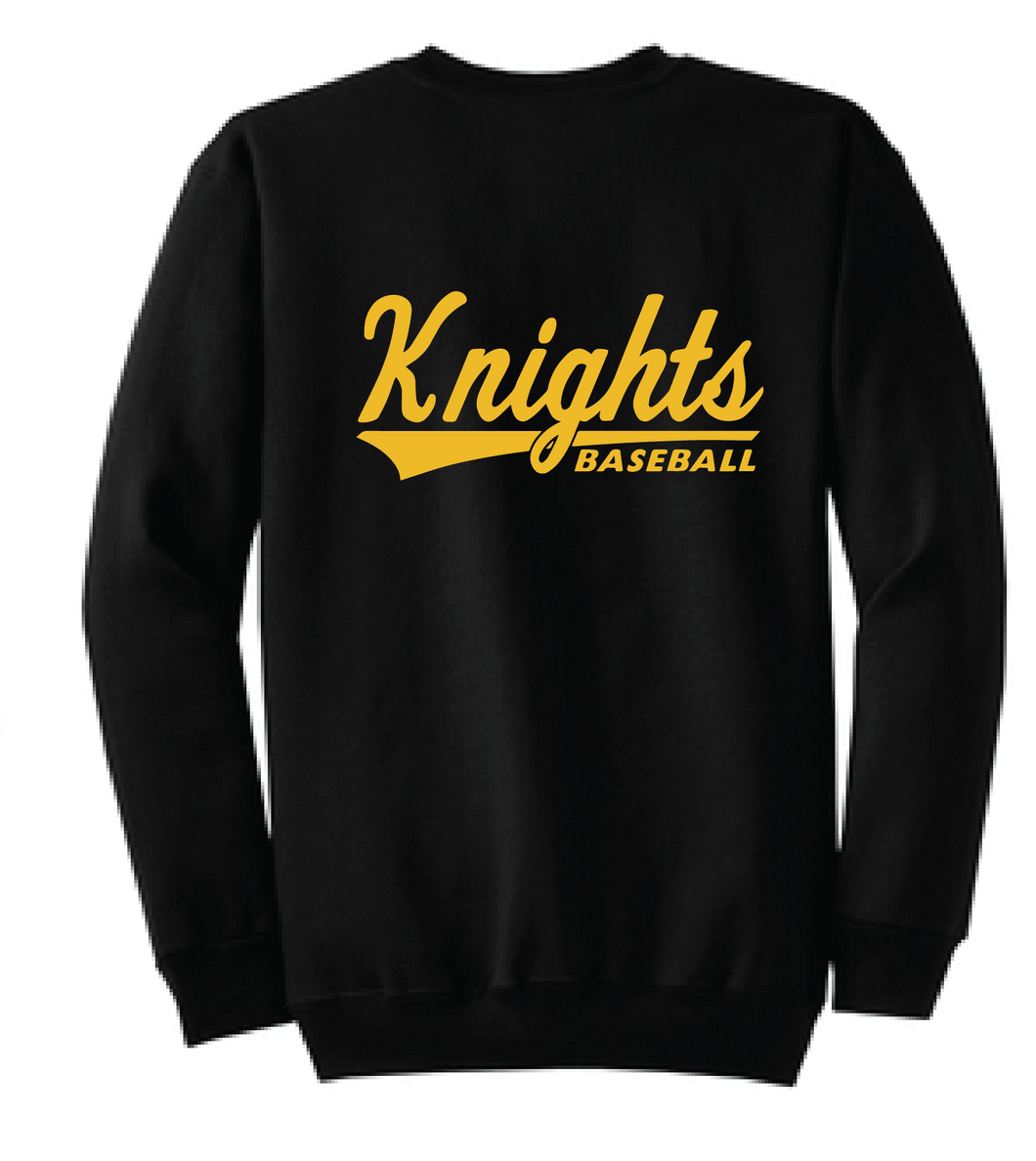 Core Fleece Crewneck Sweatshirt / Black / Kellam High School Baseball