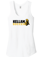 Women’s Perfect Tri Racerback Tank / White / Kellam High School Soccer