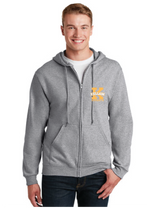Full-Zip Hooded Sweatshirt / Athletic Heather / Kellam High School